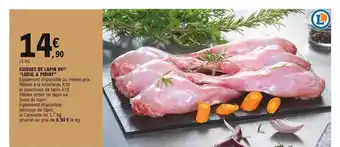 E.Leclerc Cuisses de lapin x6 offre