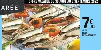 E.Leclerc Filet de sardine offre