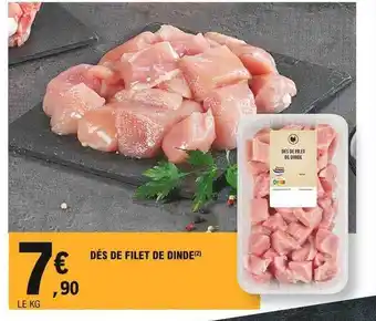 E.Leclerc Dés de filet de dinde offre