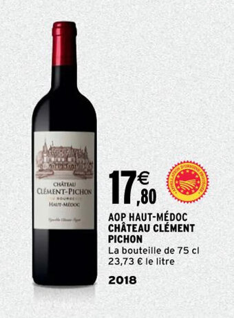 Intermarché CHÂTEAU CLÉMENT PICHON aop haut-médoc offre