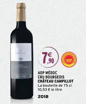 Intermarché CHÂTEAU CAMPILLOT aop médoc cru bourgeois offre