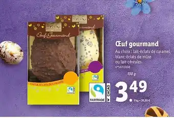 Lidl œuf Gourmand Favorina offre