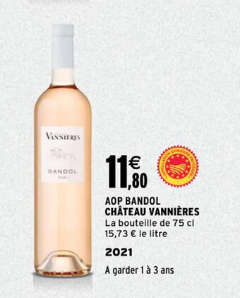 Intermarché CHÂTEAU VANNIÈRES aop bandol offre