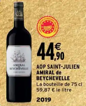 Intermarché AMIRAL DE BEYCHEVELLE aop saint-julien offre