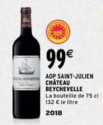 Intermarché CHÂTEAU BEYCHEVELLE aop saint-julien offre