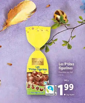 Lidl Les P'tites Figurines Favorina offre