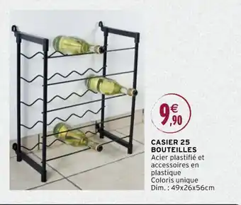 Intermarché Casier 25 bouteilles offre