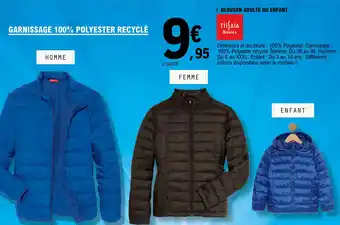 E.Leclerc Blouson adulte ou enfant offre