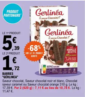 "GÉRLINEA" barres