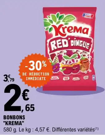 E.Leclerc "KREMA" bonbons offre