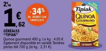E.Leclerc "TIPIAK" céréales offre