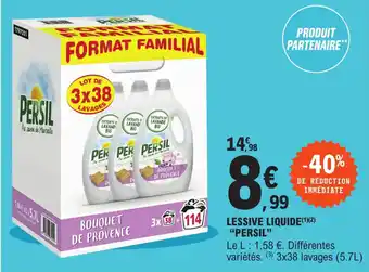 E.Leclerc "PERSIL" lessive liquide offre