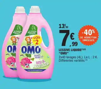 E.Leclerc "OMO" lessive liquide offre
