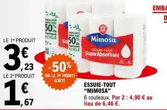 E.Leclerc "MIMOSA" essuie-tout offre