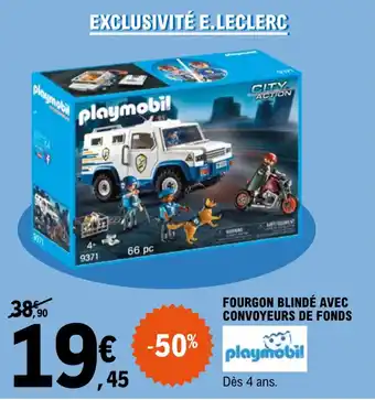 E.Leclerc Fourgon blindé avec convoyeurs de fonds offre