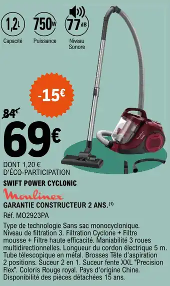 Swift power cyclonic