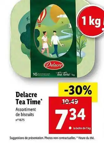 Lidl Delacre Tea Time offre