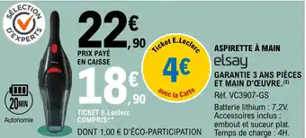 E.Leclerc Aspirette à main offre