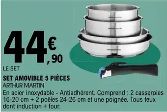 E.Leclerc Set amovible 5 pièces offre