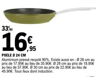 E.Leclerc Poele Ø 24 cm offre