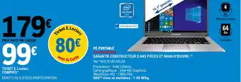 E.Leclerc PC portable offre