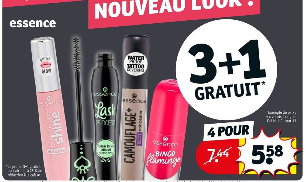 Promo Essence chez Kruidvat