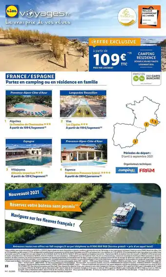 Lidl Voyages.fr: France Espagne offre
