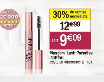 Cora x Carrefour Mascara lash Paradise l'Oréal offre