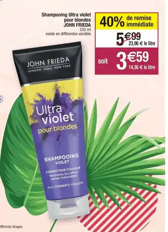 John Frieda Shampooing Ultra Violet Pour Blondes
