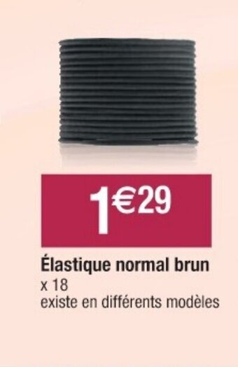 Cora x Carrefour Élastique Normal Brun offre