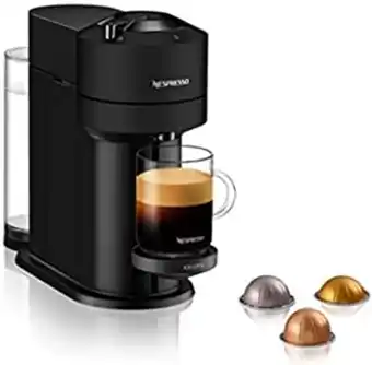 Amazon Krups vertuo next noir mat machine expresso, nespresso machine à café 5 tailles de tasses 1,1l café filtre espresso café g... offre