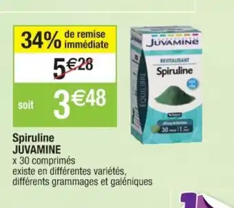 JUVAMINE spiruline