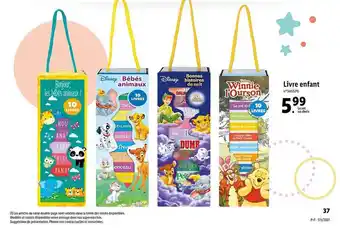Lidl Livre Enfant offre