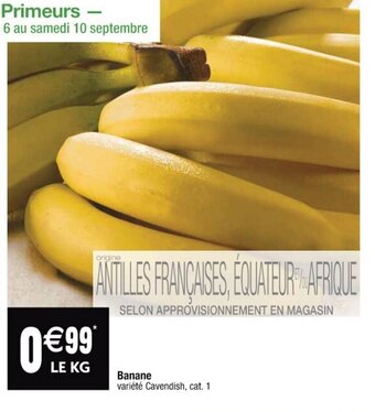 Cora x Carrefour Banane offre