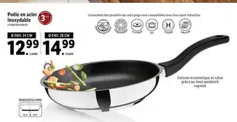 Lidl Poêle En Acier Inoxydable offre