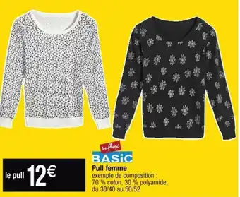 Cora x Carrefour Pull femme offre