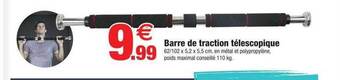 Bazarland Barre de traction télescopique offre