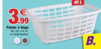 Bazarland Panier à linge offre
