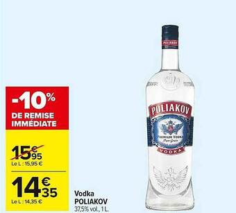 Carrefour Market Vodka poliakov offre