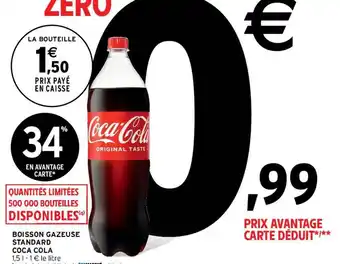 Intermarché Contact Boisson gazeuse standard coca cola offre
