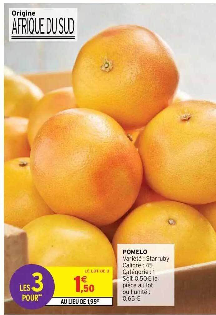 Promo Pomelo chez Intermarché Hyper