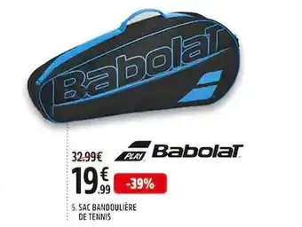 Intersport Babolat 5. sac bandoulière de tennis offre