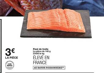 Monoprix Pavé de truite offre
