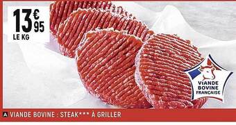 Spar Viande bovine : steak*** à griller offre