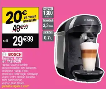 Cora x Carrefour Tassimo happy offre