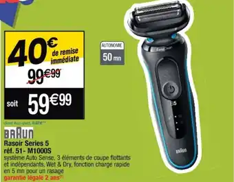 Cora x Carrefour Rasoir series 5 offre
