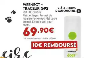 Animalis Weenect - Traceur Gps offre