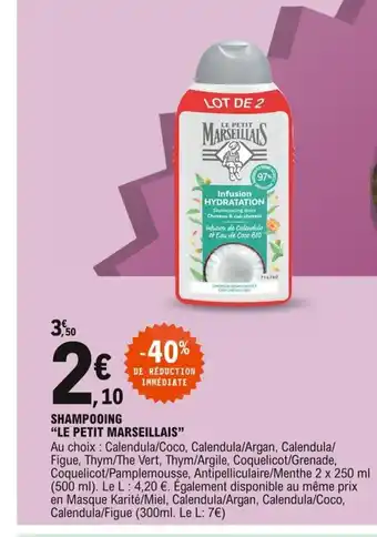 E.Leclerc Le Petit Marseillais Shampooing offre