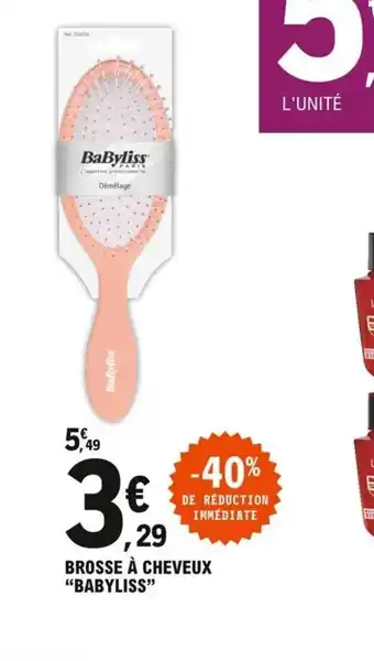 E.Leclerc Babyliss Brosse à Cheveux offre