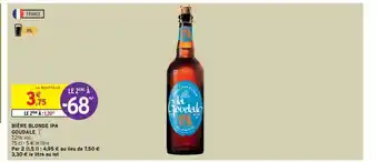 Intermarché Contact Bière Blonde Ipa Goudale offre